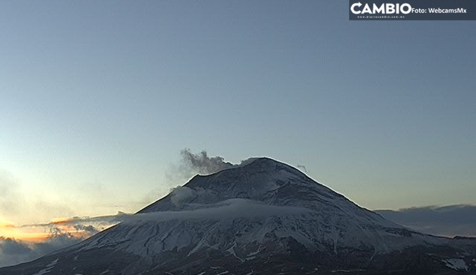 Fuerte explosión del Popocatépetl no registró incidentes mayores: Protección Civil Estatal
