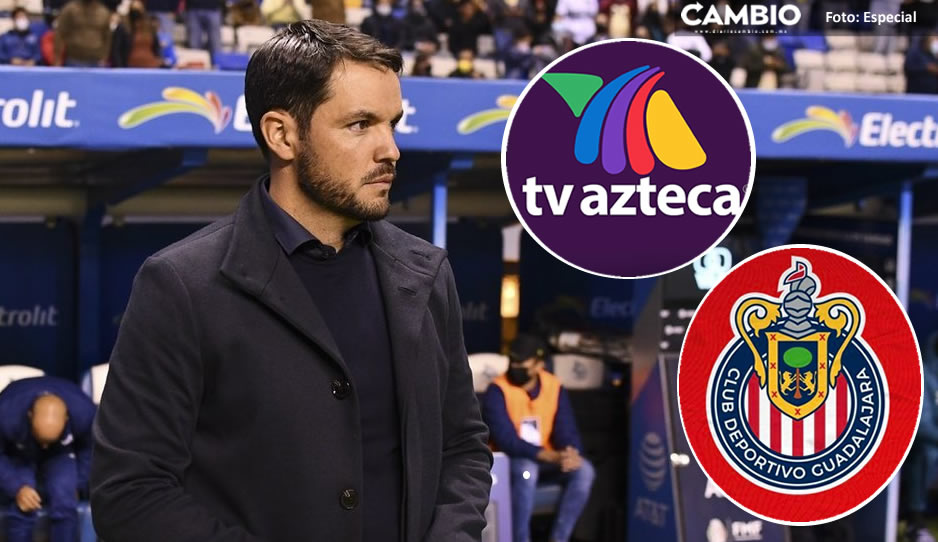 Aseguran que TV Azteca negociaría a Larcamón a las Chivas, para poder transmitir sus partidos (VIDEO)