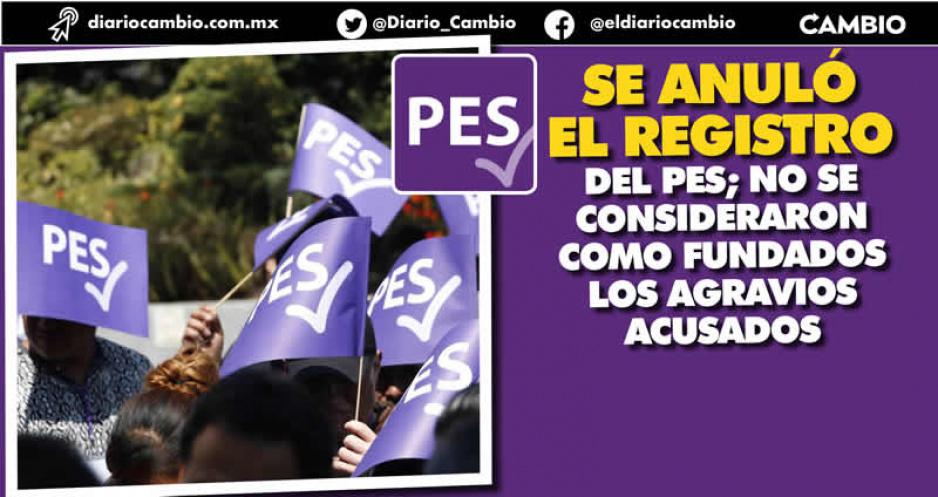 TEPJF da la última estocada al PES y ratifica pérdida de su registro en Puebla