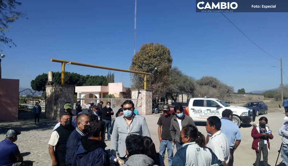 Habitantes de San Vicente Ferrer se rebelan y clausuran pozos de agua en Tehuacán