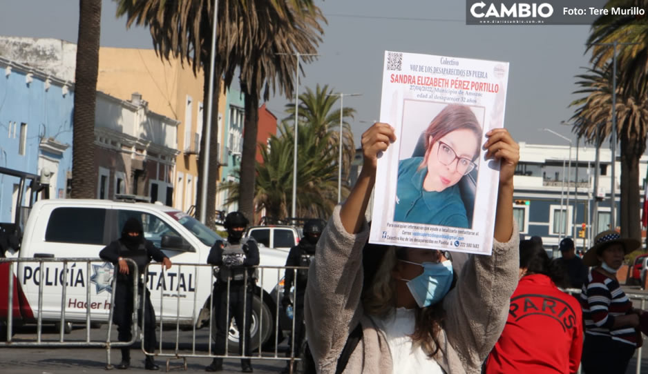 Familiares de Sandra Pérez serán atendidos por un fiscal tras manifestación en Casa Aguayo