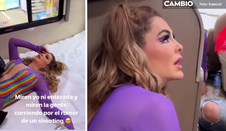 VIDEO: Ninel Conde vive momentos de terror tras presunta balacera en concierto