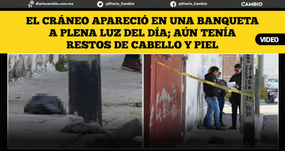 Vecinos de la colonia La Loma hallan cráneo humano en la entrada de una vivienda