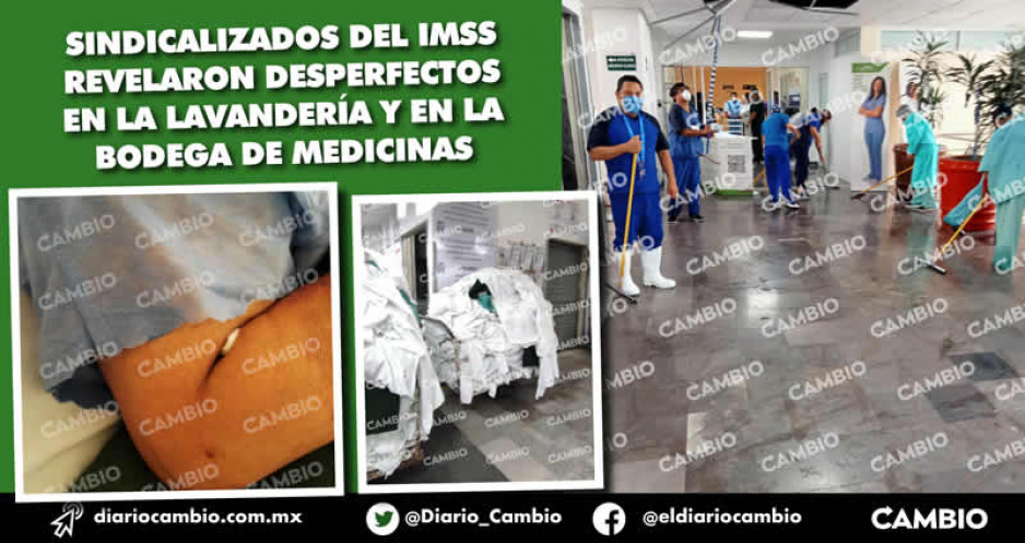 Sindicato del IMSS-Puebla denuncia falta de recursos e insumos para brindar atención médica