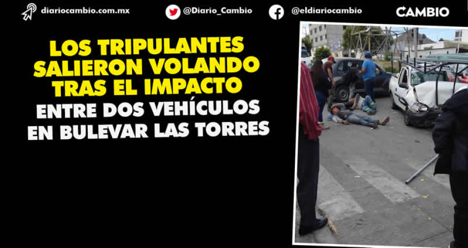 Ocho lesionados dejaron tres accidentes viales que ocurrieron este jueves en Puebla