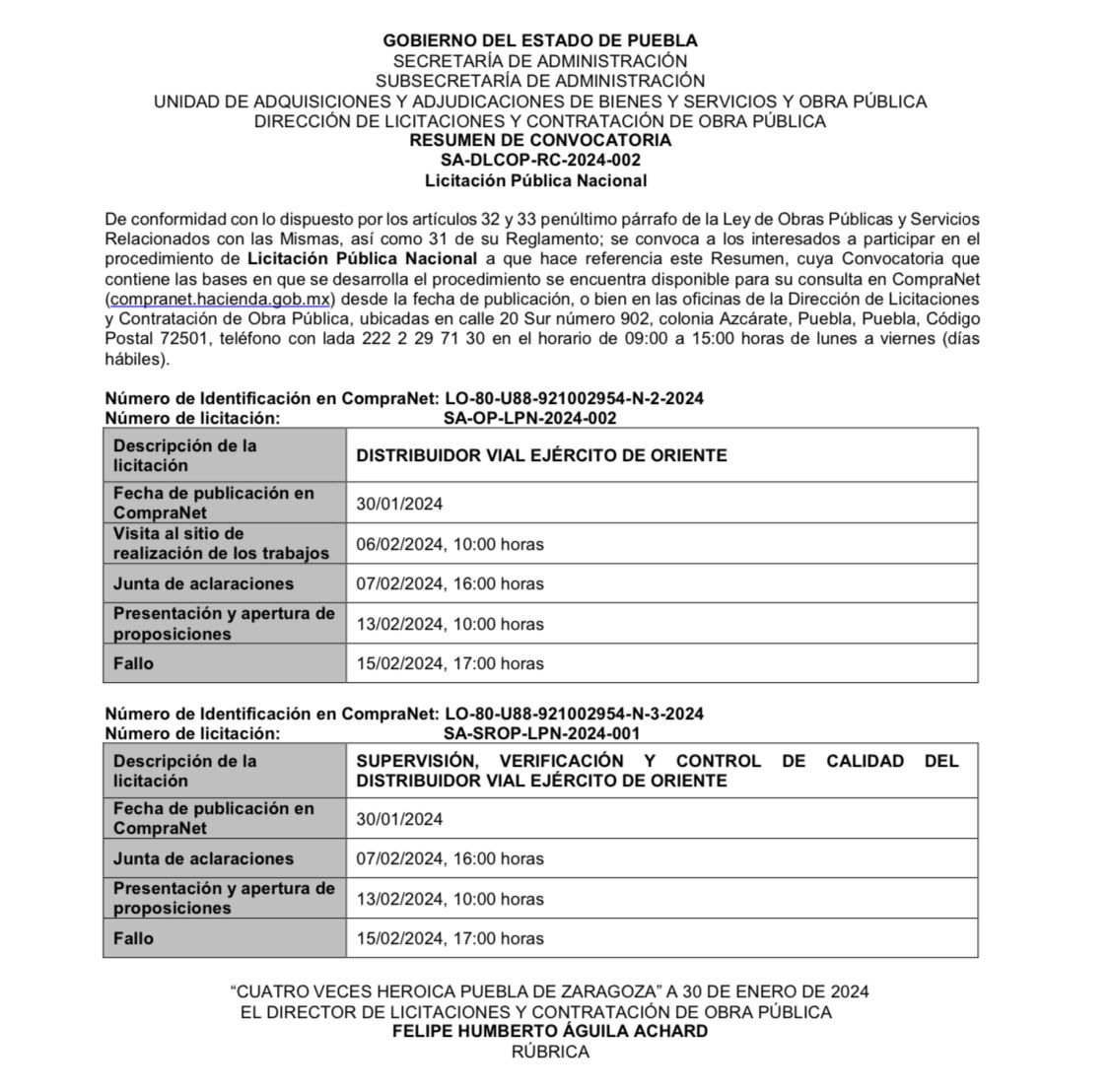 licitacion 2