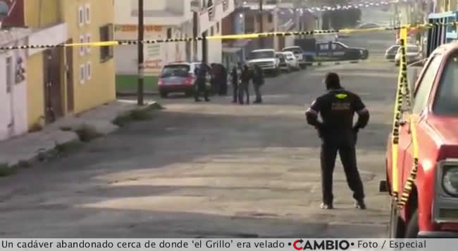 cadaver abandonado cerca velorio el grillo