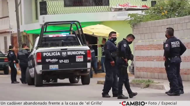 cadaver abandonado frente casa el grillo