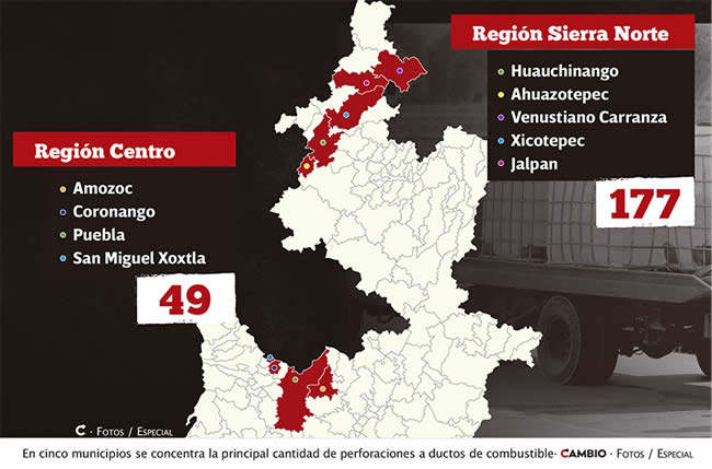 sierra norte puebla paraiso huachicol