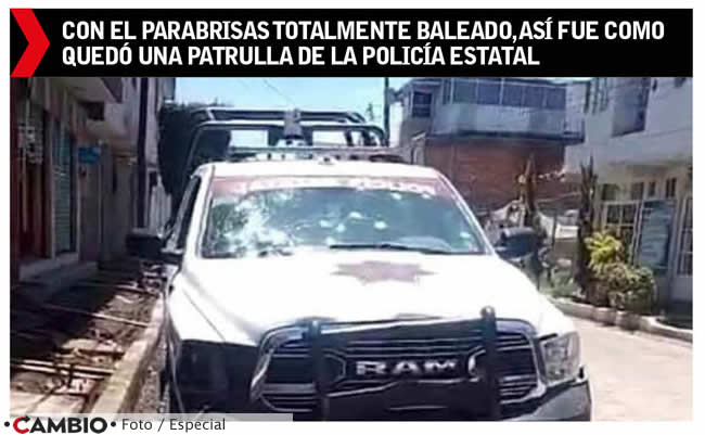 enfrentamiento xoxtla sicarios patrulla policia