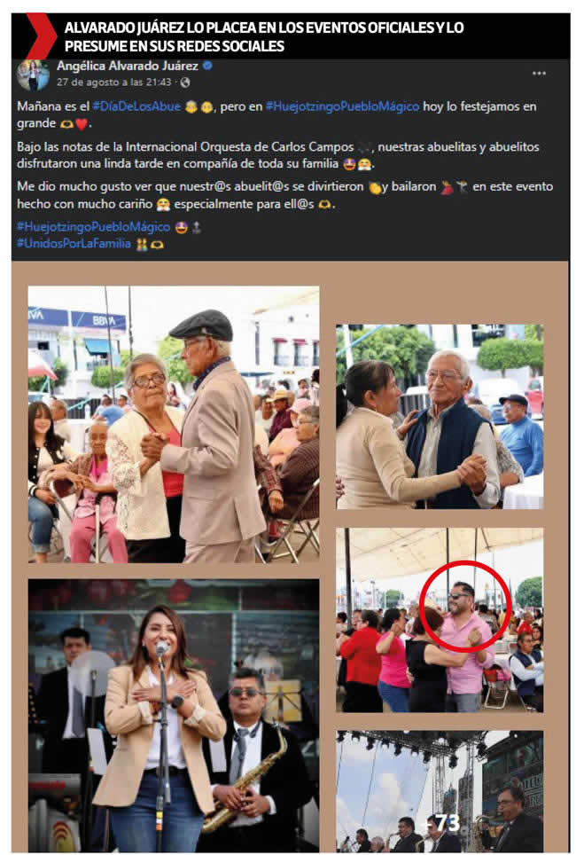 angelica alvarado presume tesorero sucesor redes sociales