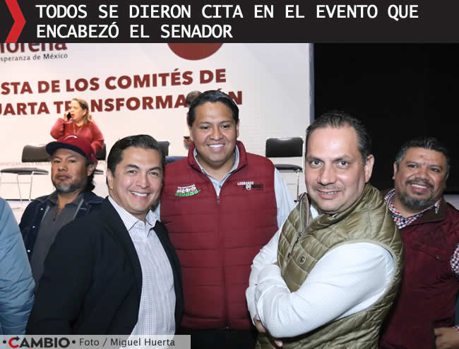 alejandro armenta toma protesta comites 4t puebla asistentes 