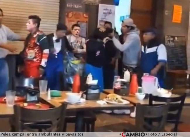 poblanos peleoneros payasitos ambulantes 