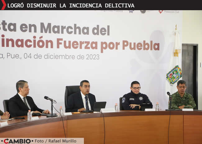 aniversario gobierno sergio salomon cespedes puebla incidencia delictiva