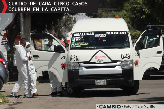 noviembre segundo mes mas atracos transporte publico 