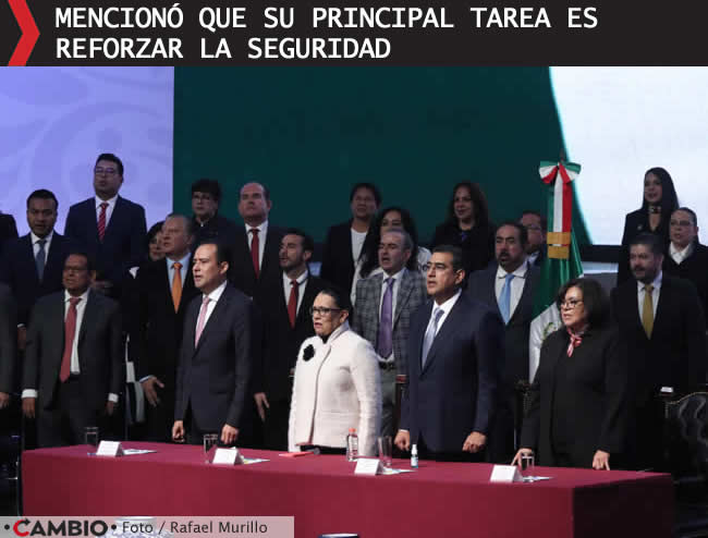 rinde sergio salomon primer informe gobernador puebla reforzar seguridad
