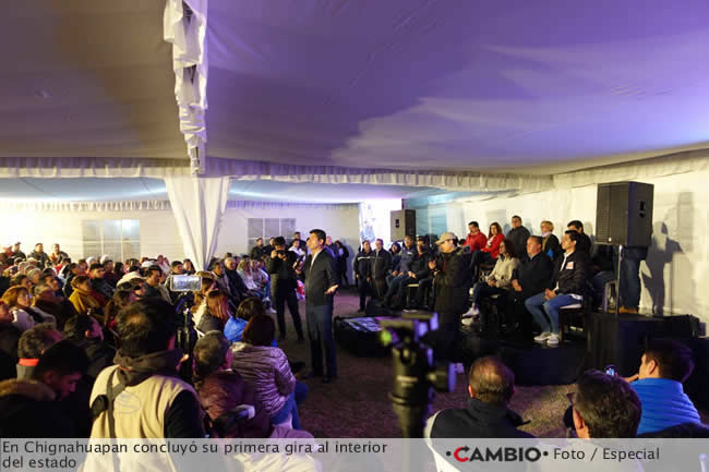 lalo rivera arranca precampania sierra norte chignahuapan