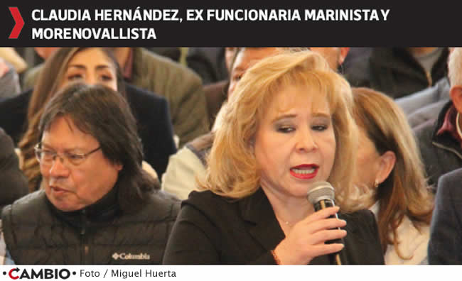 desbandada priistas poblanos morena claudia hernandez