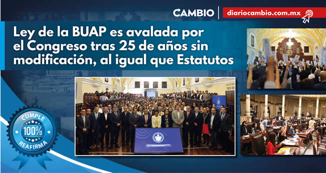 2023 ensuenio buap nuevas obras ley aprobada congreso