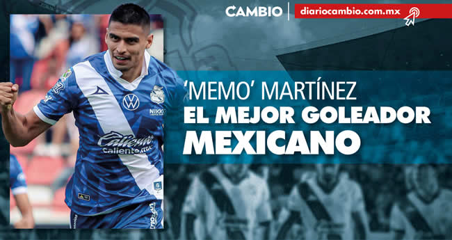 club puebla luz y sombra 2023 memo martinez goleador