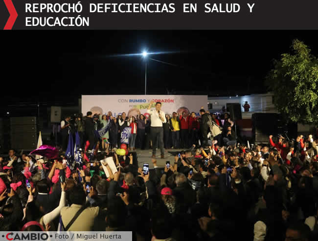 cierre precampania gubernatura puebla eduardo rivera reproches deficiencia