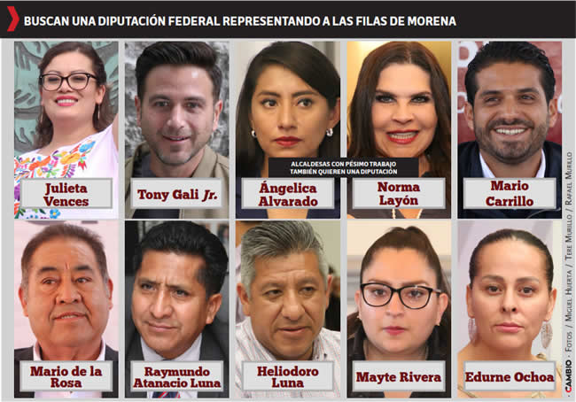 aspirantes diputacion federal morena puebla