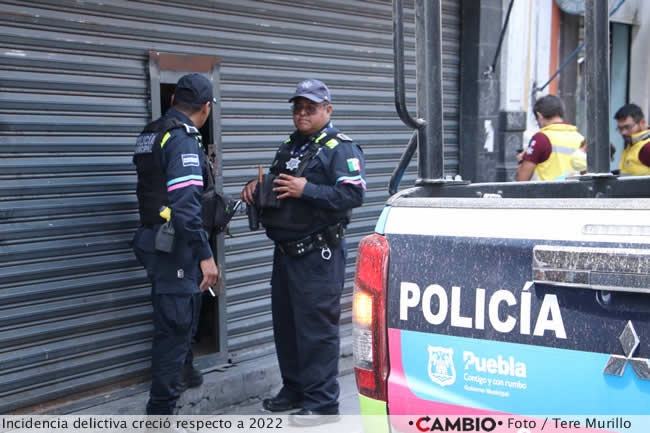 aumento incidencia delictiva puebla capital 2023