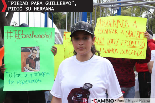 manifestacion exigir localizacion guillermo lopez escobedo karla lopez