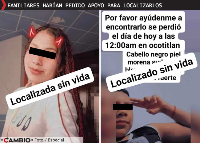secuestro asesinatos jovenes amozoc reten