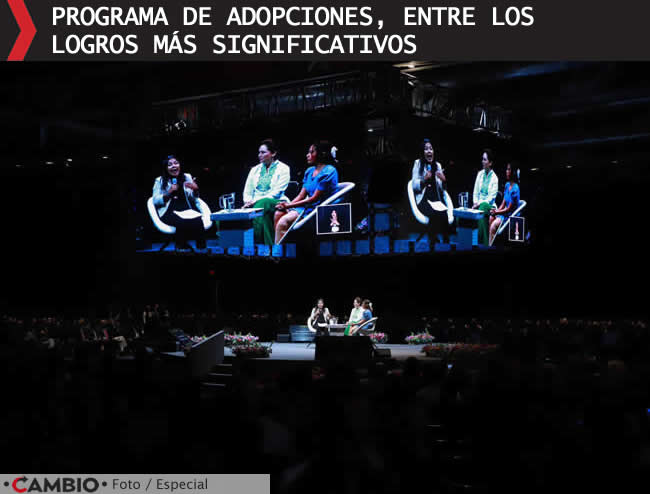 primer informe de labores dif estatal gaby bonilla programa adopciones