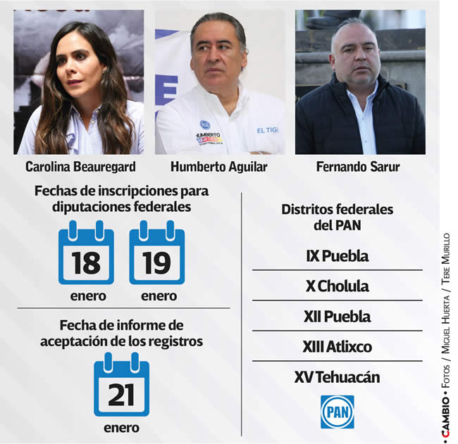 calendario registro pan puebla diputaciones federales