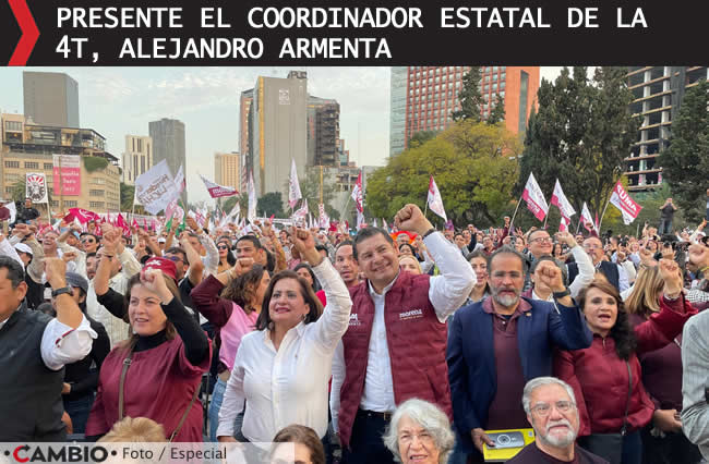 cierre de precampania claudia sheinbaum alejandro armenta