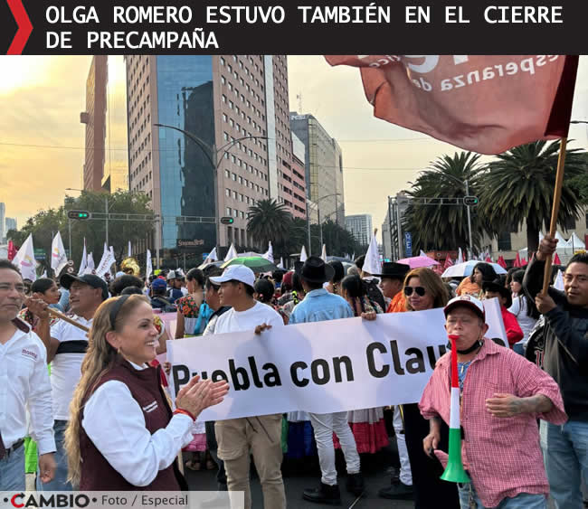 cierre de precampania claudia sheinbaum olga romero