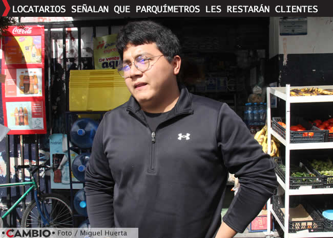 vecinos barrio santiago rechazan instalacion parquimetros puebla