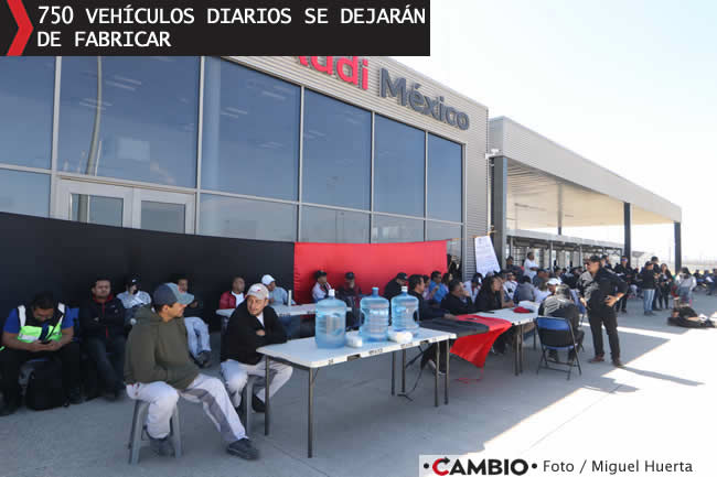 estalla primera huelga planta audi puebla alto fabricacion