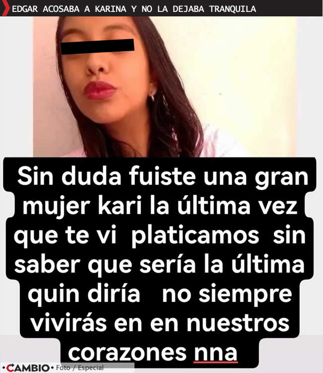 dan ultimo adios y sepultan karina asesinada por ex novio acoso