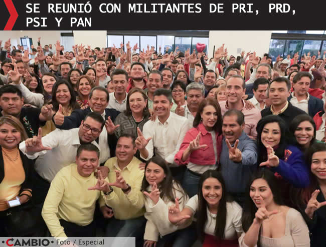 xochitl galvez reunion puebla militantes pan pri prd