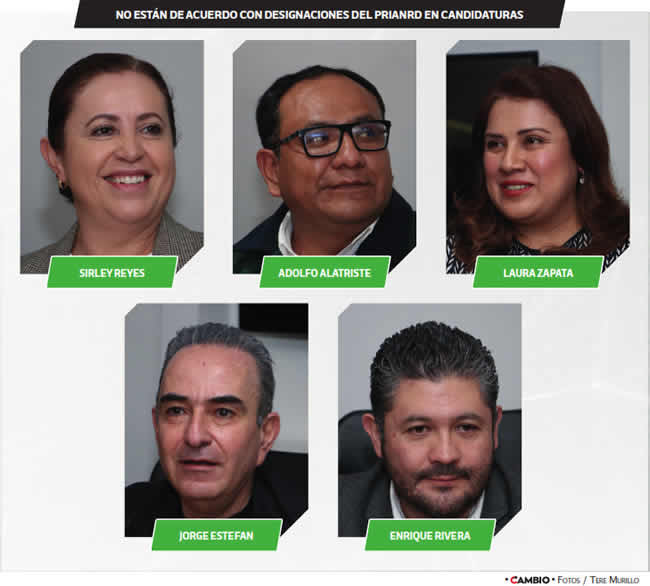 diputados que abandonan la bancada priista en puebla