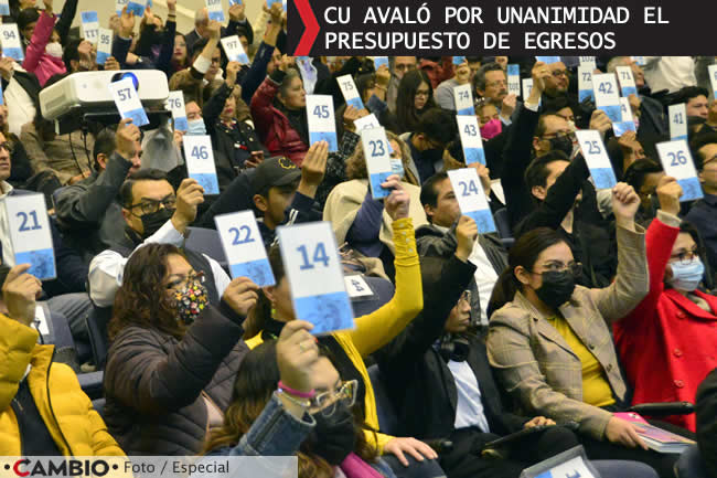 consejo universitario avala presupuesto buap 2024 unanimidad