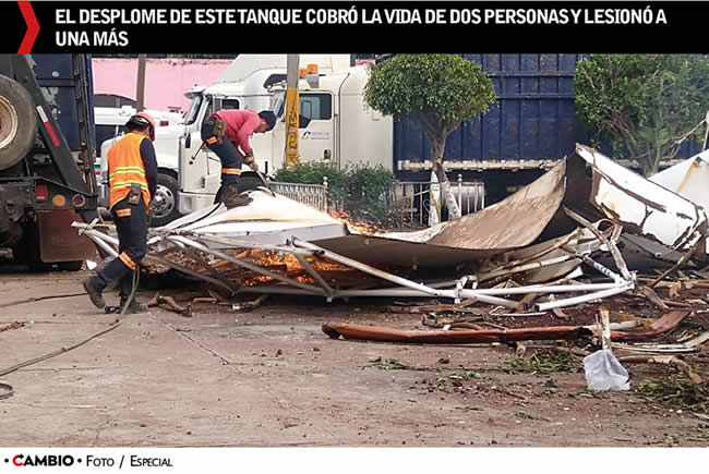 desplome tanque san martin texmelucan