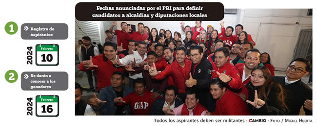 fechas anunciadas pri definicion candidatos alcaldias diputaciones locales