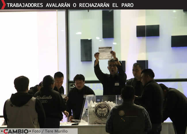 audi juega chueco trabajadores avalaran rechazaran paro