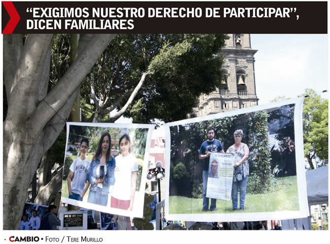 familiares desaparecidos piden pruebas investigaciones participacion