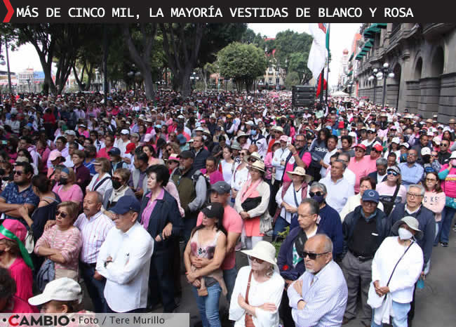 marcha por la democracia en puebla