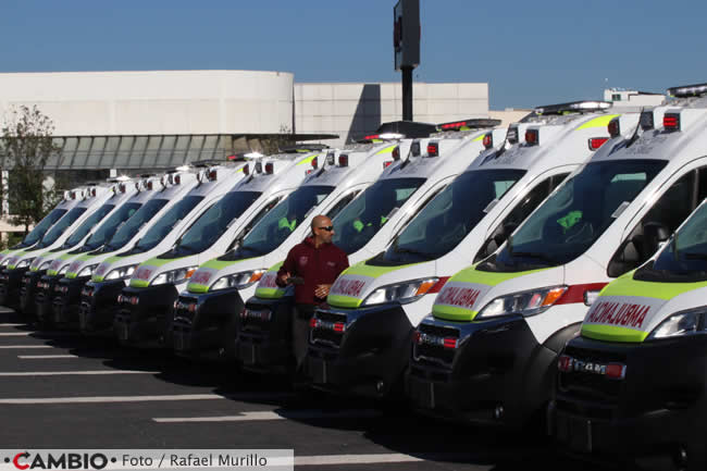 donacion mastografos ambulancias servicios salud puebla