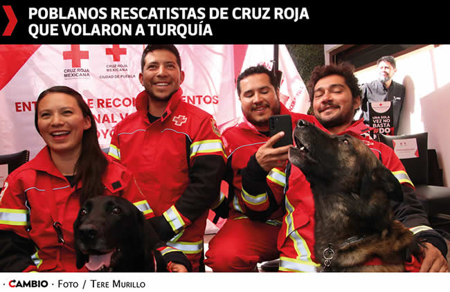 poblanos rescatistas binomios caninos apoyo turquia
