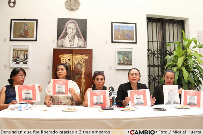 red mujeres denuncia liberacion sacerdote violador 3 amparos