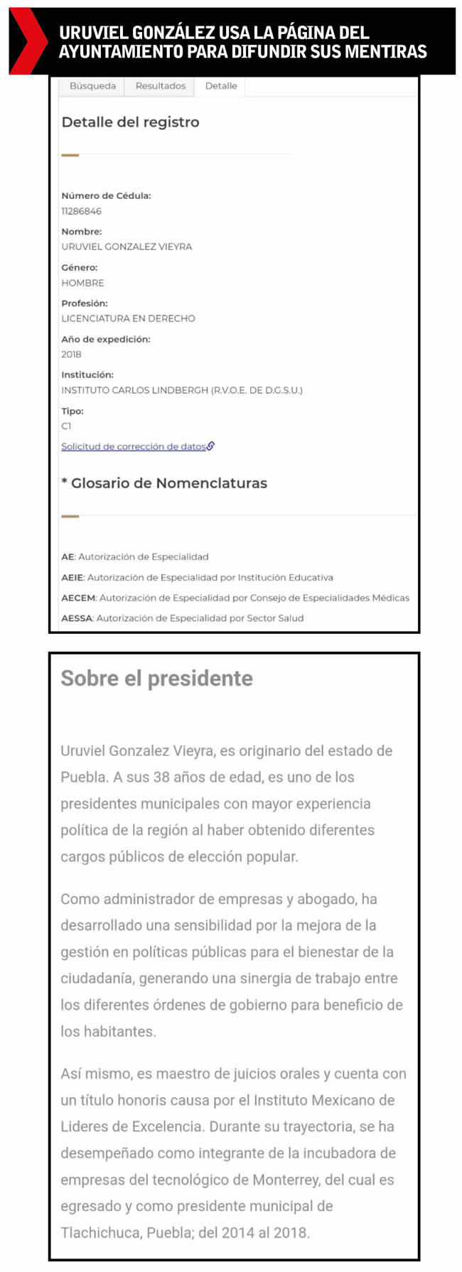 mentiras uruviel gonzalez