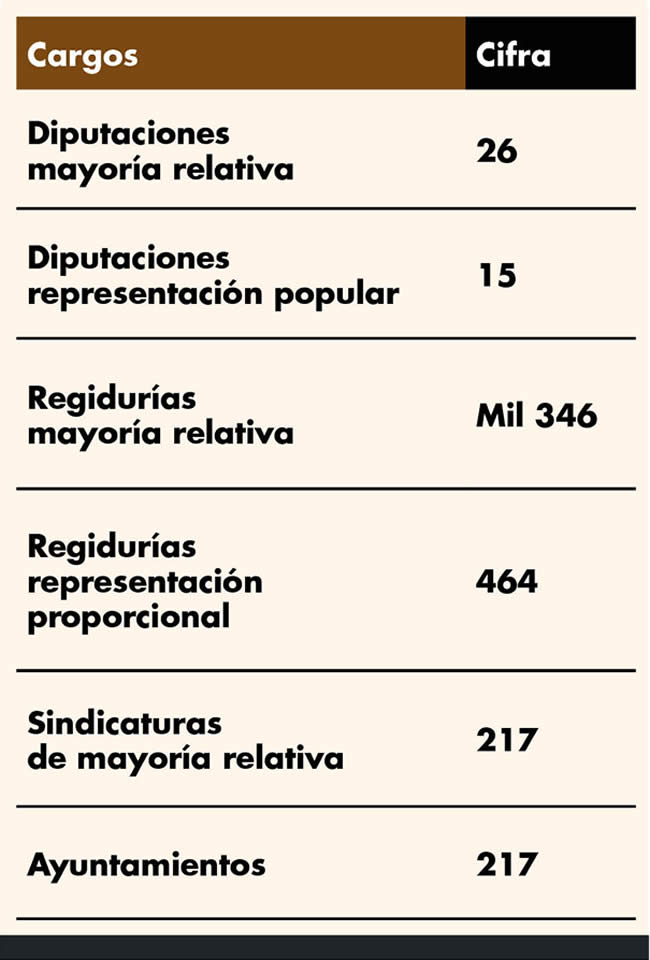 cargos a renovar puebla 2024