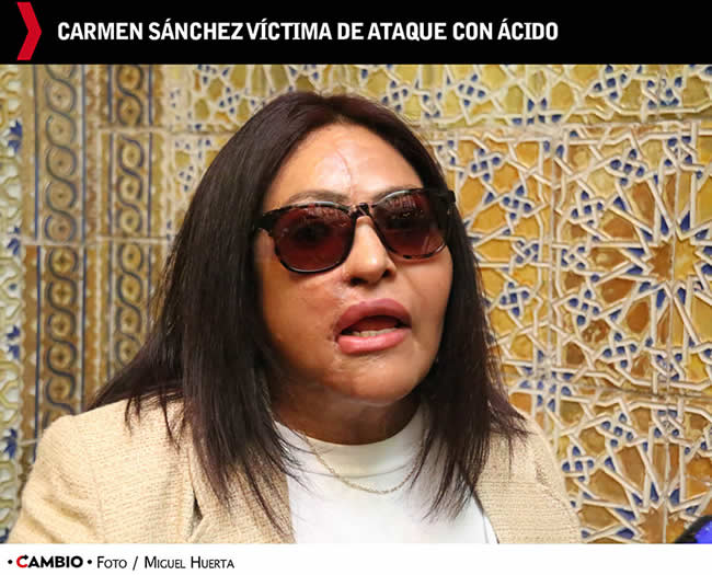 activistas aprobacion ley monzon ley acida carmen sanchez victima ataque acido
